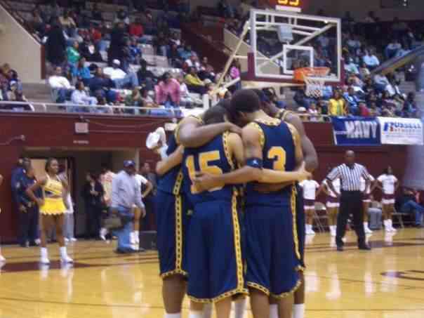 team huddle