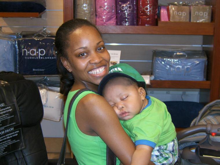 Christian and Mommy in Miami