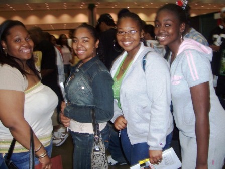 Me and my girls @ the Black college expo