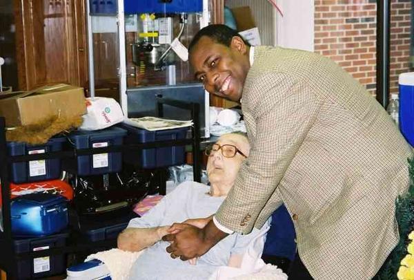 Me with Brother Melvin L. Harris, A Phi A