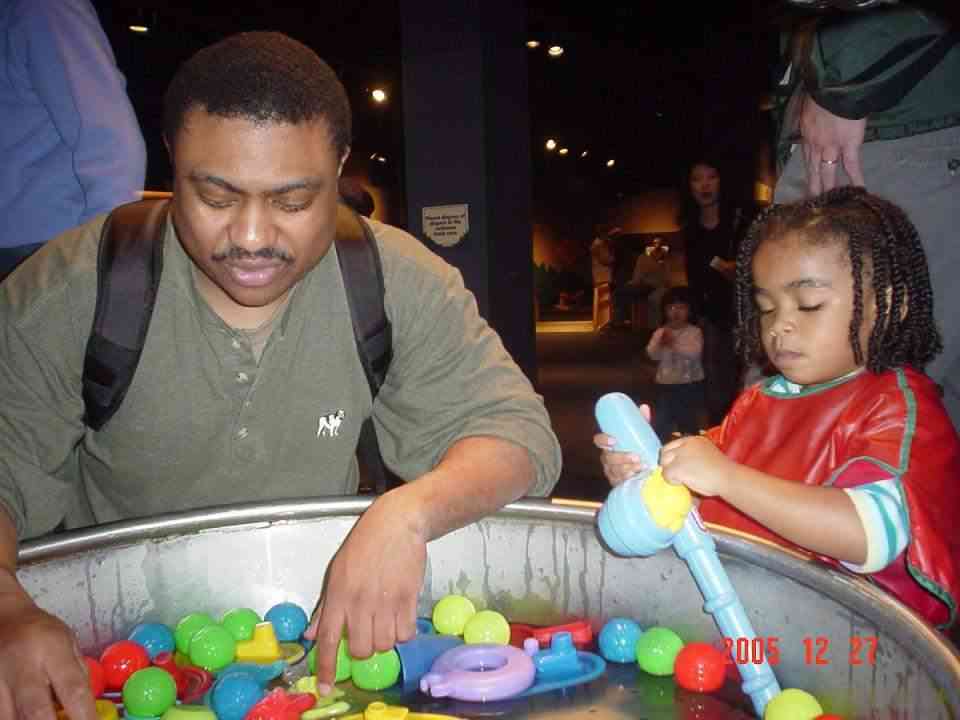 Dad & Daughter at Indy Children