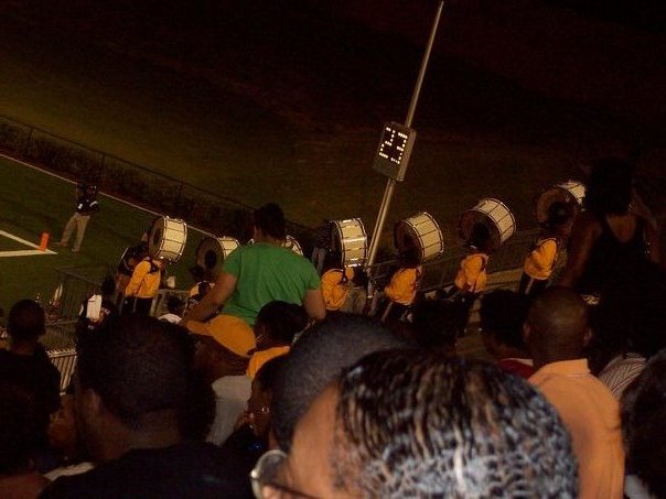 The coldest bass drummers in the SWAC!!!!!!!!!