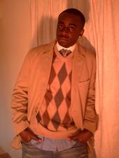 trying to look serious