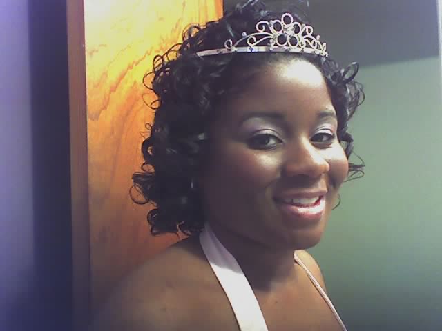 getting ready for prom...