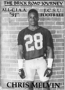 1991 JCSU photo of Chris Melvin