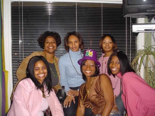 HCAP Friends in 2005 - Mardi Gras Theme B-day Party