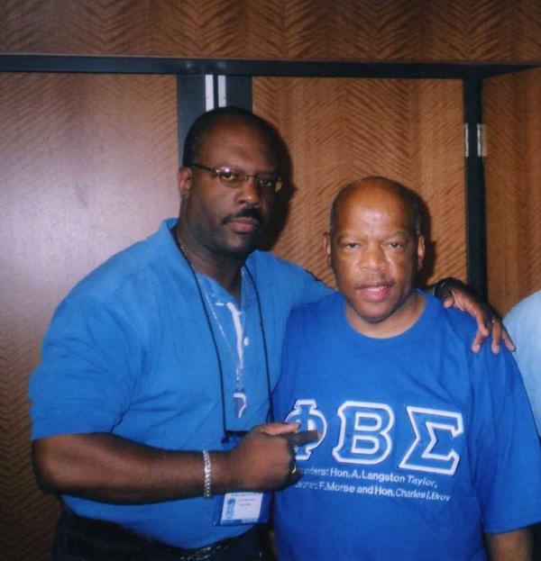 wiH Rep. Bro. John Lewis , Memphis TN