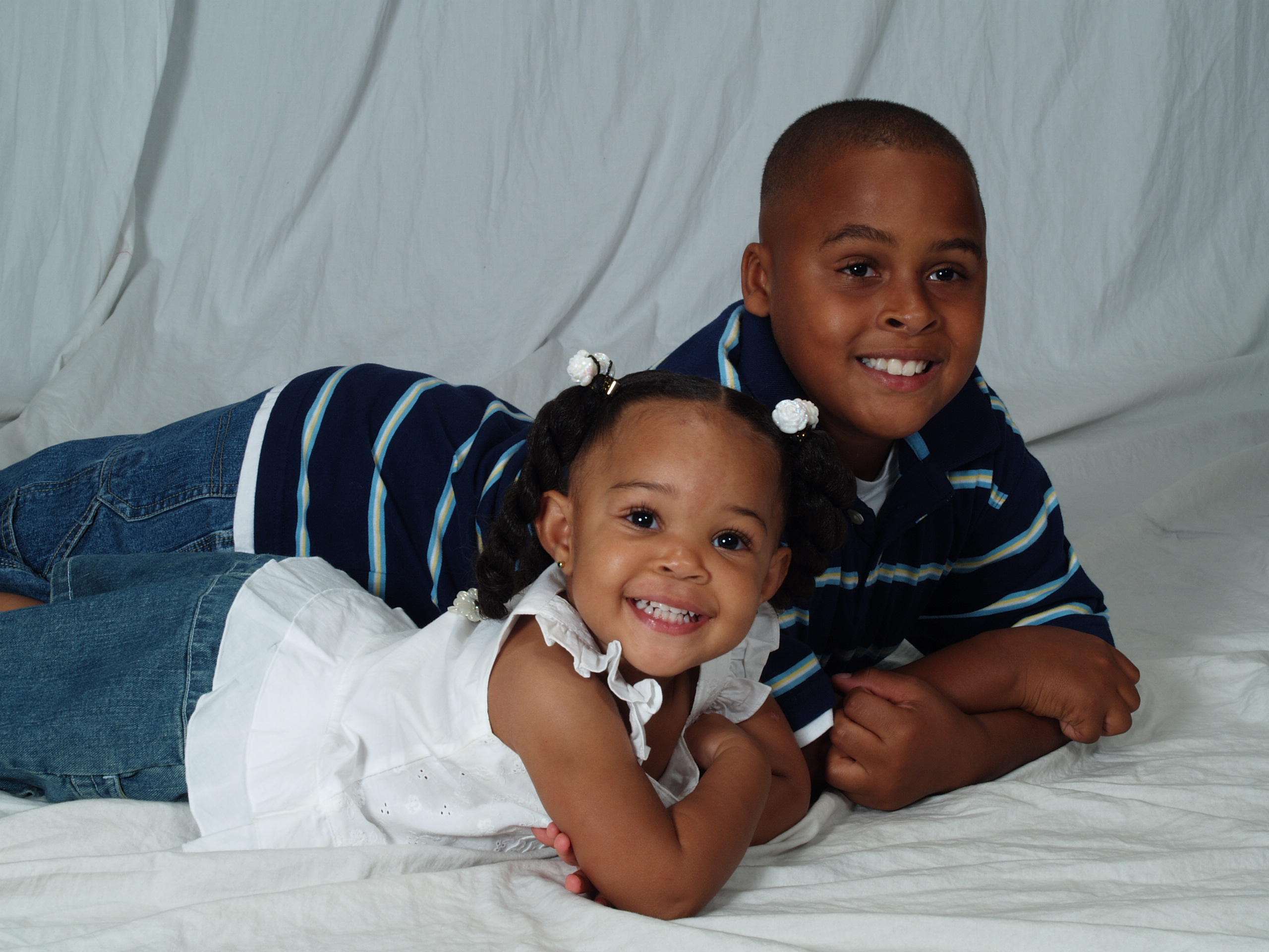 Picture of my son and daughter.