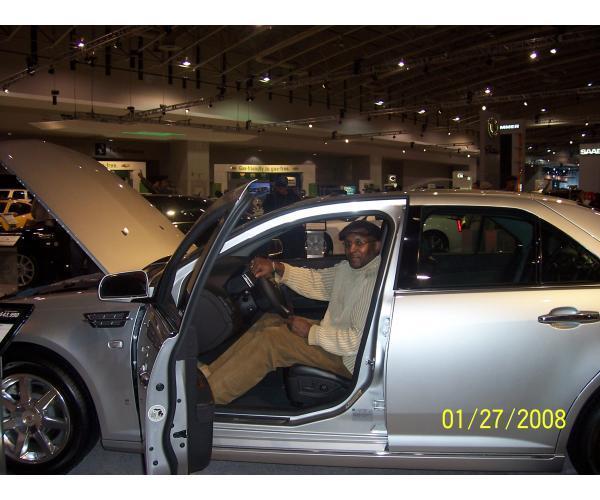 Checking out the new ride