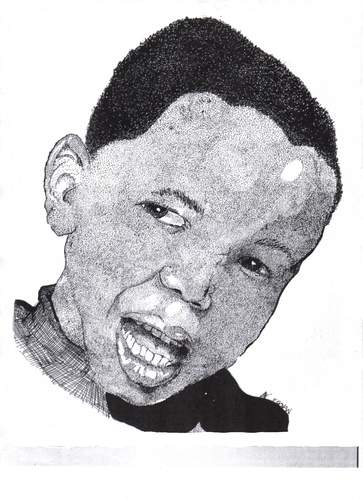 Mordecai at 6 years After a Popsicle on a Hot Day