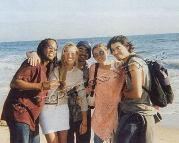 Bernie and friends at the beach