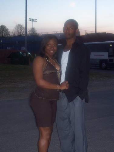Me and Rell taking a pic afta the track banquet at VSU
