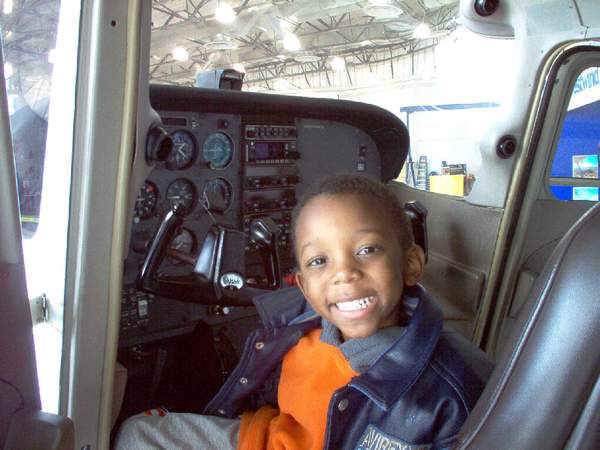 Izaiah In Cockpit
