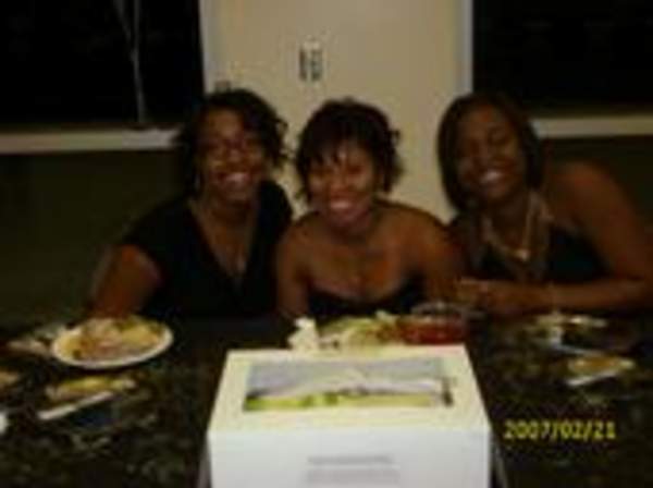 At our graduation party