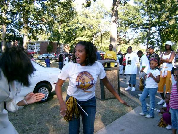 Setting it out at the plot