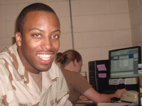 Me at work in the desert