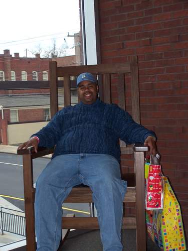 lounging in my big chair