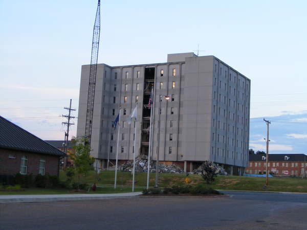 Phyllis Wheatley Hall on the Campus of Grambling State University Pre-Demolition