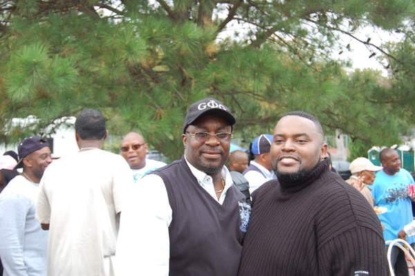 1987-88 SGA PresidentCarl Jones and my Line Brother Rommell 