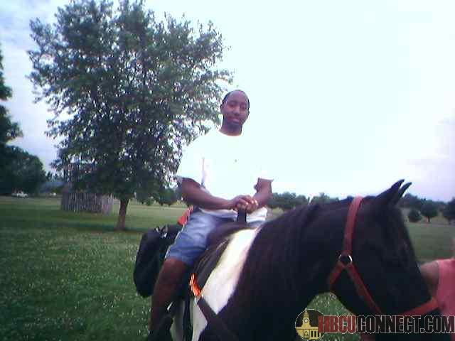 Me on  a horse