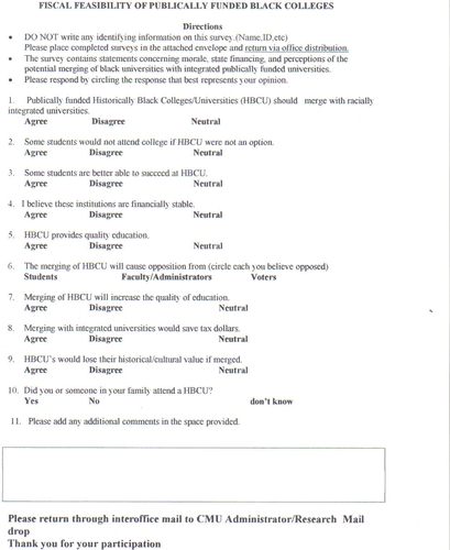 survey hbcu 2010