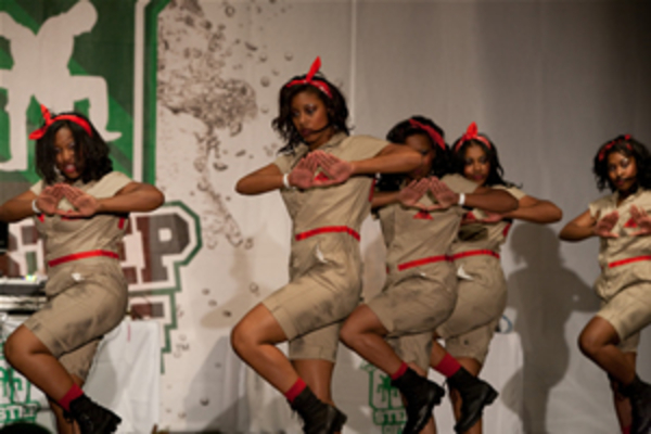 The Deltas of Clark Atlanta University at the Sprite Step Off