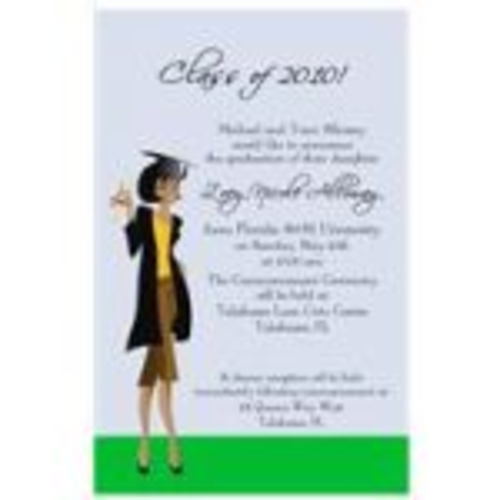African American Graduation Announcements available at SweetBerryLane.com