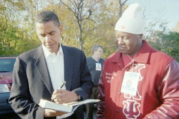 PRESIDENT BARACK H OBAMA, AT A VOTER TURNOUT EVENT, 4 MONTHS BEFORE DECLARING HIS CANDIDACY, 9/2006