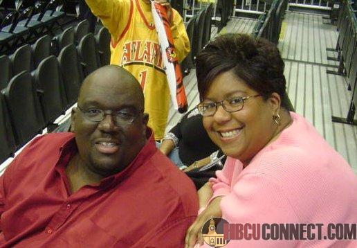 Bryon and Monica at Nets Game