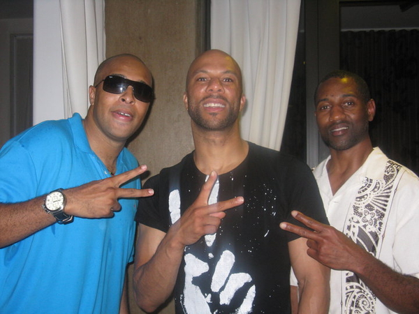 Hanging out with Common!
