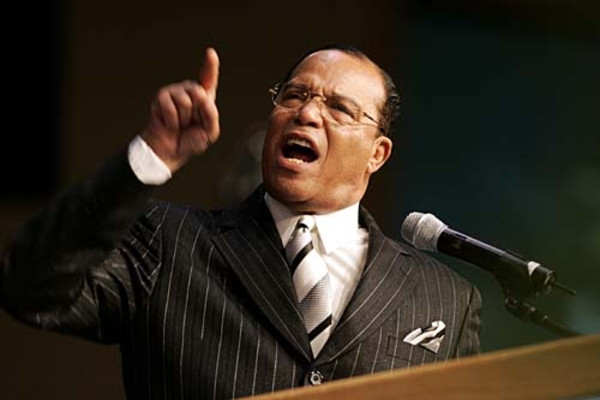  Louis Farrakhan, Shirley Sherrod, Myrlie Evers Williams, guests at Veterans of the Mississippi Civil Rights 