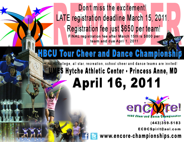 ECDC HBCU Tour Cheer and Dance Championship