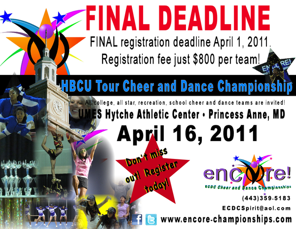 ECDC HBCU Tour Cheer and Dance Championship