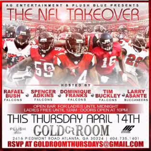 GOLD ROOM THIS THURSDAY!!! NFL TAKE OVER
