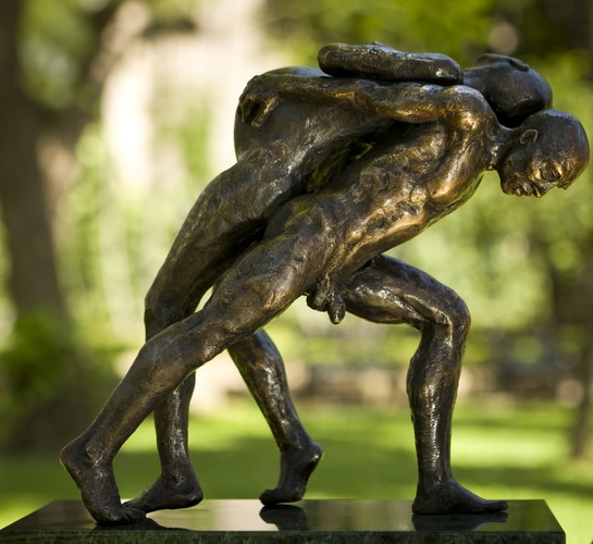 Updated Photo of Bronze Sculpture "Atlas and His WIfe"