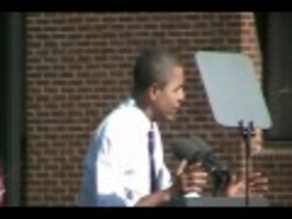 President Barack Obama visits Bowie State University 10/07/10.