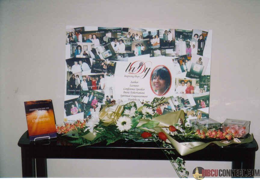 Lady "D" at the Mic Inspiring Hope