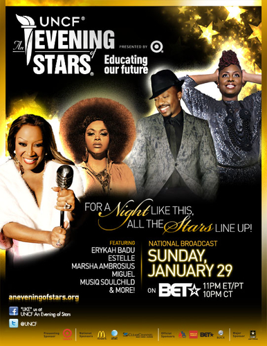 Tune in tonight - UNCF An Evening of Stars
