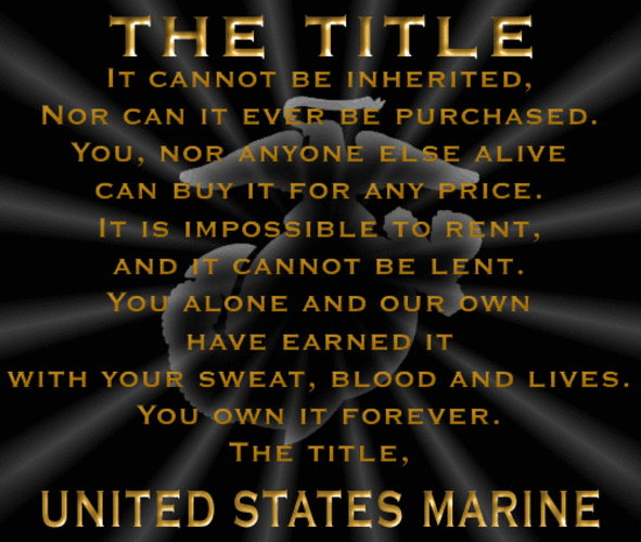Join the Marines. Some of you are built to be Soldiers for your Country.