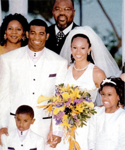 Pray for our King and Queen Deion and Pilar Sanders.