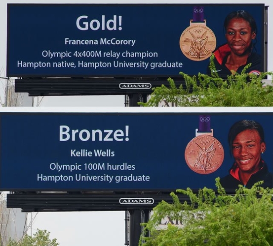 2 Hampton Grads Medal in The Olympics!  Go HU!