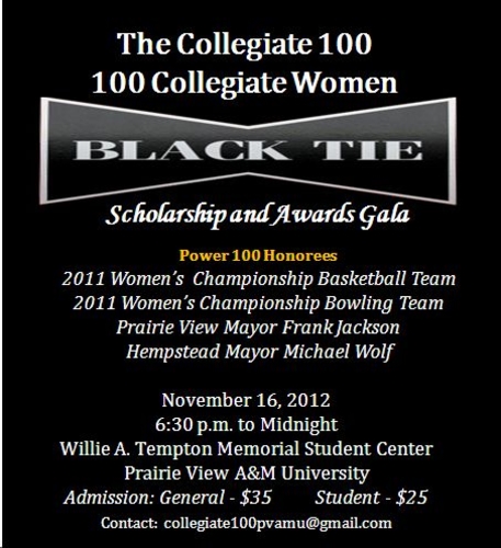 PVAMU Collegiate 100 to Honor Mayors and Championship Athletes with Power 100 Awards