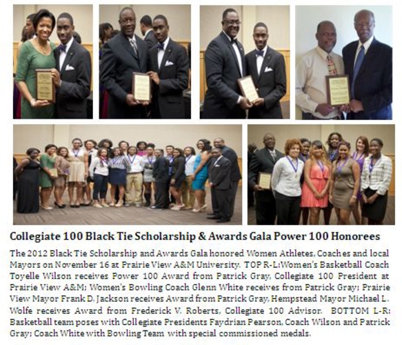 PVAMU Collegiate 100 Honors Athletes, Coaches and Mayors at Power 100 Gala