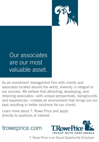 Are you a finance enthusiast in need of a new career? T. Rowe Price is the place for you. View Jobs...