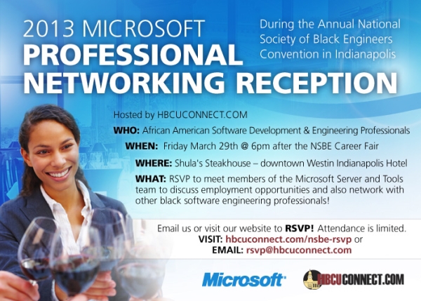 Get Kinected to Microsoft at the NSBE Networking Social!