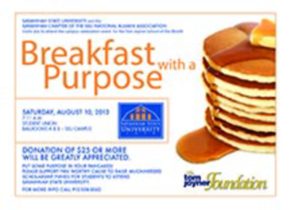 Savannah State University, Alumni Partner to Host �Breakfast with a Purpose�