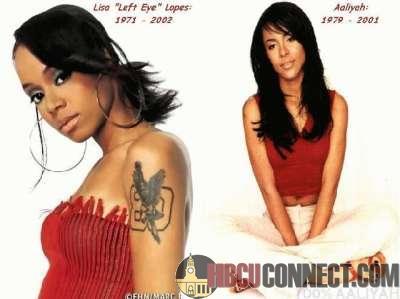 Aaliyah and Left-Eye