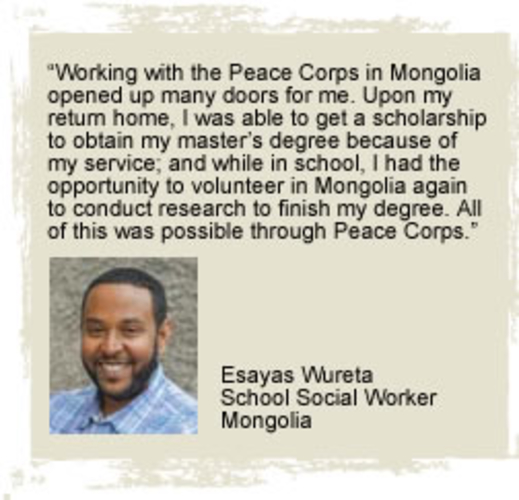 Launch Your Career by Serving with the Peace Corps