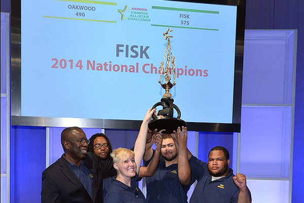Fisk University Wins 25th Annual Honda Campus All-Star Challenge