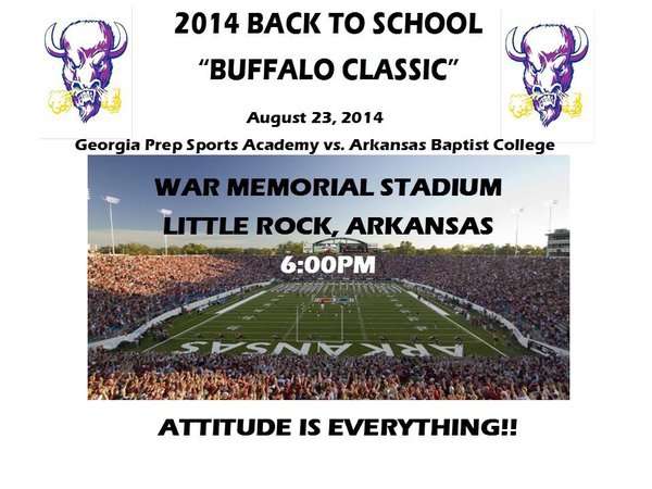 Be there: 2014 Back To School "Buffalo Classic"